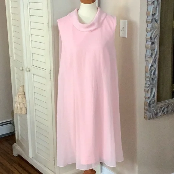 connected apparel pink dress Connected Apparel Dress